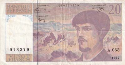 Billet France 20 francs 1997