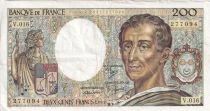 Billet France 200 francs Charles Montesquieu, &eacute;crivain et philosophe fran&ccedil;ais 1983