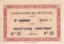 Billet France 25 centimes 1916