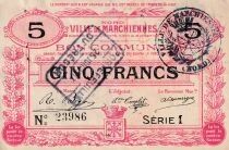 Billet France 5 francs 1915