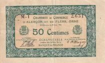 Billet France 50 centimes 1915