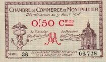 Billet France 50 centimes 1915