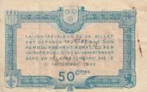 Billet France 50 centimes 1917