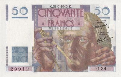 Billet France 50 francs 1946