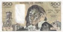 Billet France 500 francs Blaise Pascal 1979
