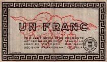 Billet Francia 1 franc 1914