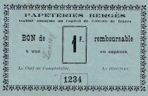Billet Francia 1 franc 1915