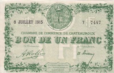 Billet Francia 1 franc 1915