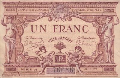 Billet Francia 1 franc 1915