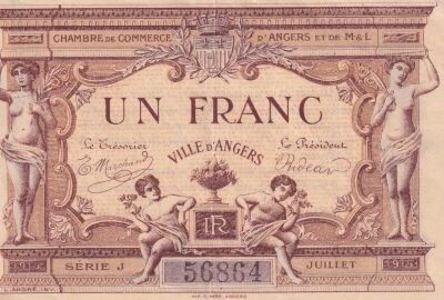 Billet Francia 1 franc 1915