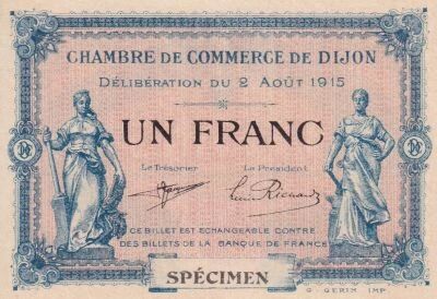 Billet Francia 1 franc 1915