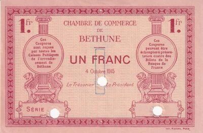 Billet Francia 1 franc 1915