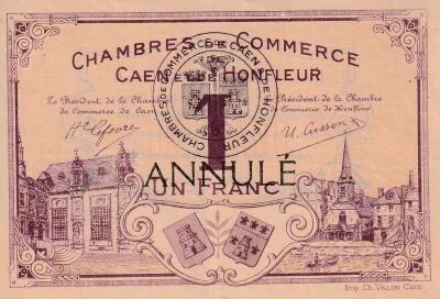 Billet Francia 1 franc 1915