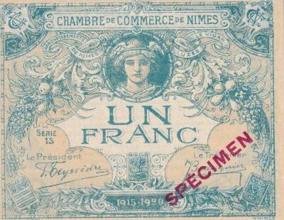 Billet Francia 1 franc 1915