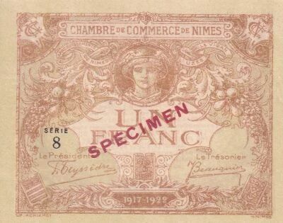Billet Francia 1 franc 1915