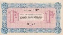 Billet Francia 1 franc 1916