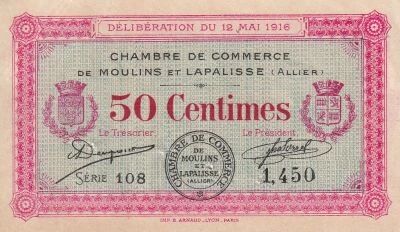Billet Francia 1 franc 1916