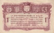 Billet Francia 1 franc 1917