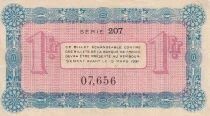 Billet Francia 1 franc 1917