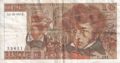 Billet Francia 10 francs 1975
