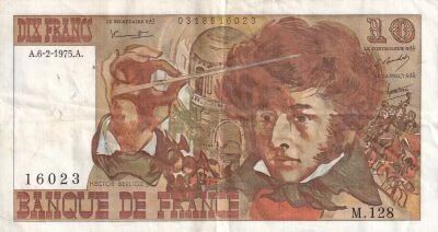 Billet Francia 10 francs 1975