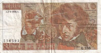 Billet Francia 10 francs 1975