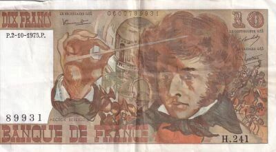 Billet Francia 10 francs 1975