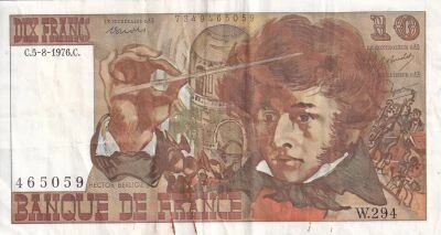 Billet Francia 10 francs 1976
