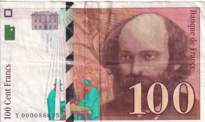 Billet Francia 100 francs Paul C�zanne 1997