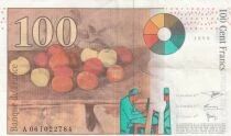 Billet Francia 100 francs Paul C&eacute;zanne 1998