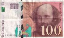 Billet Francia 100 francs Paul C&eacute;zanne 1998