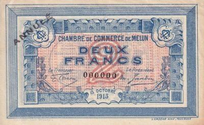 Billet Francia 2 franc 1915