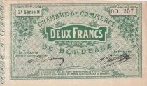 Billet Francia 2 francs 1914