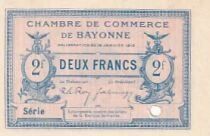 Billet Francia 2 francs 1915