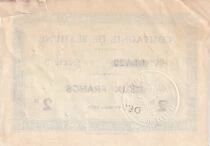 Billet Francia 2 francs 1916