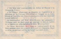 Billet Francia 2 francs 1917-1920