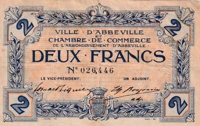 Billet Francia 2 francs