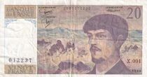 Billet Francia 20 francs 1980