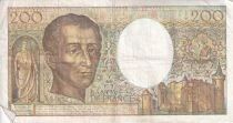 Billet Francia 200 francs Charles Montesquieu, &eacute;crivain et philosophe fran&ccedil;ais 1985