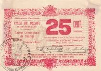 Billet Francia 25 cent 1914