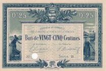 Billet Francia 25 centimes 1916