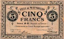 Billet Francia 5 francs 1914