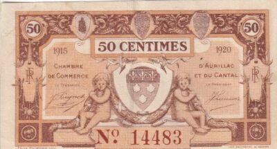 Billet Francia 50 centimes 1915 - 1920