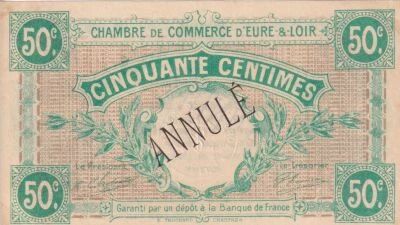 Billet Francia 50 centimes 1915