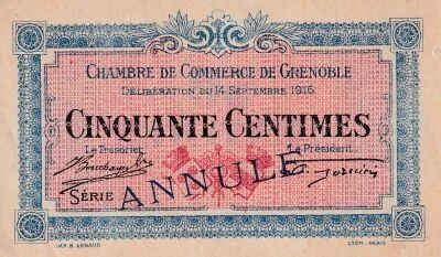 Billet Francia 50 centimes 1916
