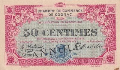 Billet Francia 50 centimes 1916