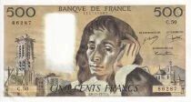 Billet Francia 500 francs Blaise Pascal 1975