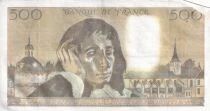 Billet Francia 500 francs Blaise Pascal 1983