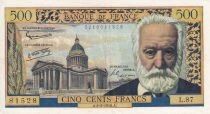 Billet Francia 500 francs Victor Hugo 1958