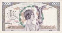 Billet Francia 5000 francs 1938
